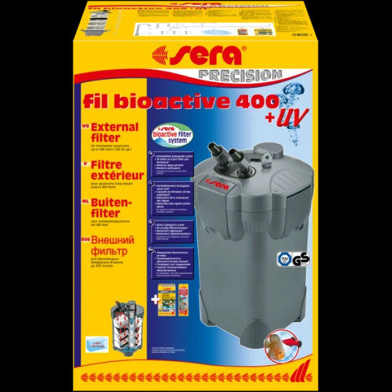 sera външен филтър sera fil Bioactive 400 + UV - 1100 л/ч за аквариуми до 400 л