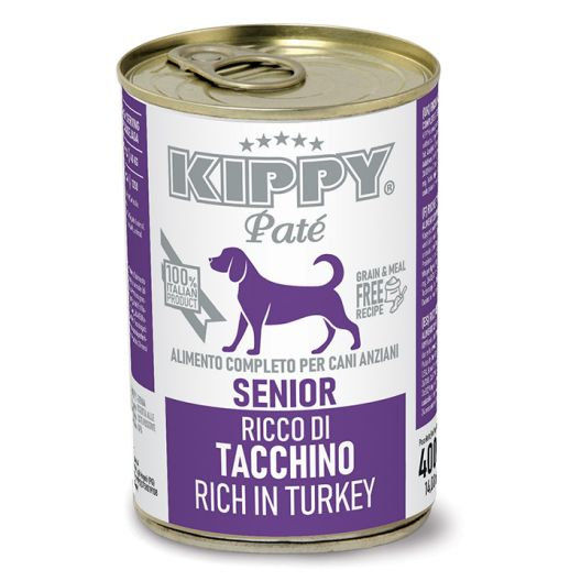 KIPPY Pate Turkey (Senior) – Консервирана храна за кучета с пуйка 400гр. 0.400 кг.