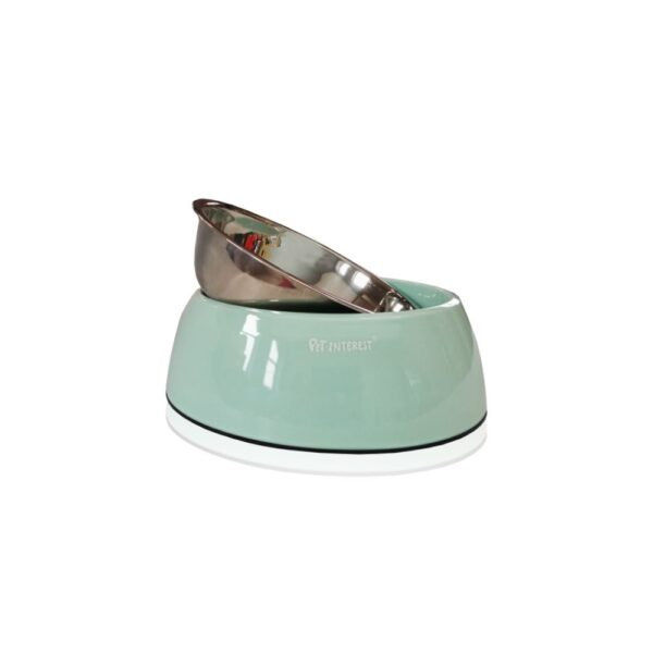 Двойна купа PET INTEREST Deluxe Dual Bowl Sea Green 2