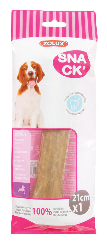 Пресован кокал Zolux от 100% хрупкава, свинска кожа, 21см 21 см.