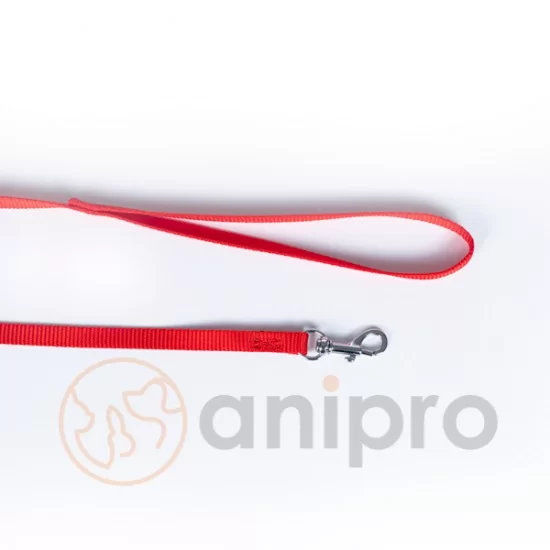 anipro Sport+ повод от лента 2.0/120см червен 3