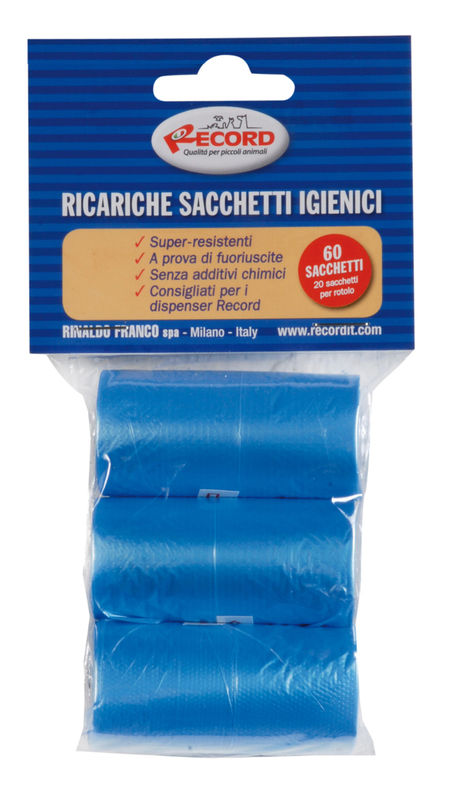 Хигиенни пликчета Record 3 броя, подходящи за всички диспенсъри  3 бр. 3