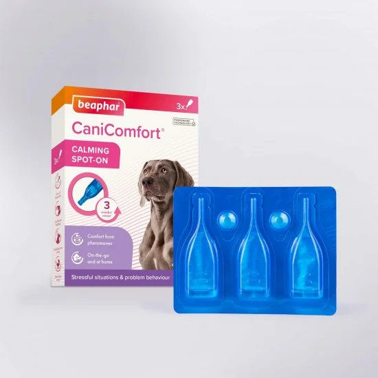 Beaphar CaniComfort Calming Spot On - успокояващи капки с феромони за кучета