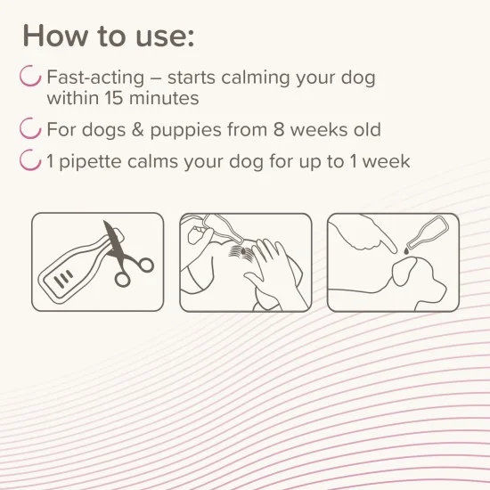 Beaphar CaniComfort Calming Spot On - успокояващи капки с феромони за кучета 13