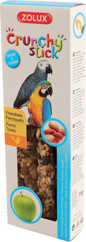 Zolux – крекери за големи папапгали с фъстъци и ябълка 2бр.