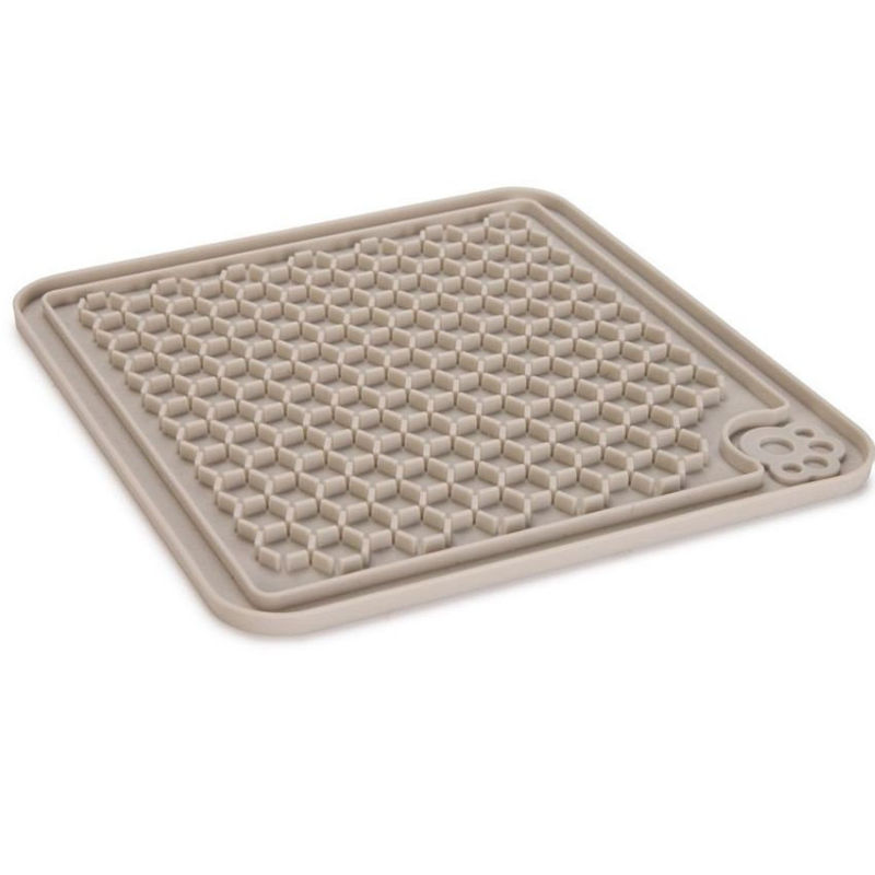 Подложка за близане Beeztees Lick mat Diza 20 X 20 Сив