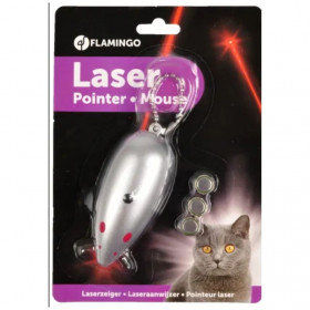 Играчка за котки лазер мишка – Flamingo LASER POINTER MOUSE