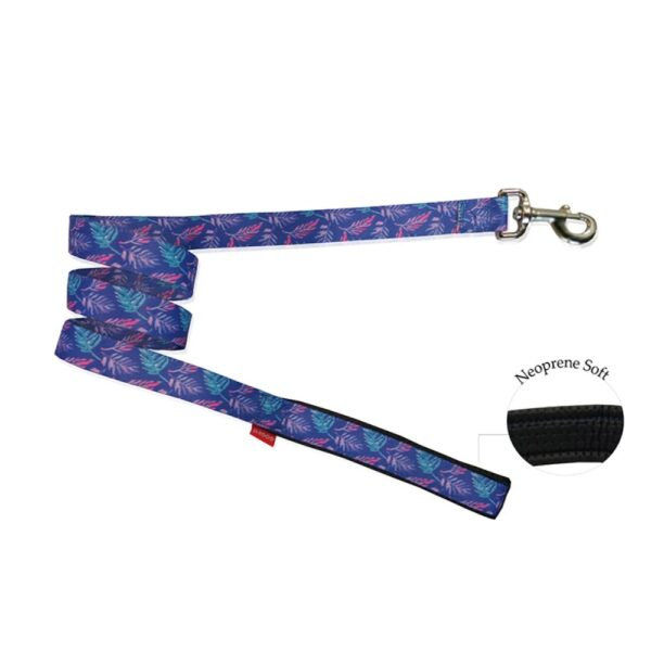 Повод подплатен с неопрен PET INTEREST VIOLETTA