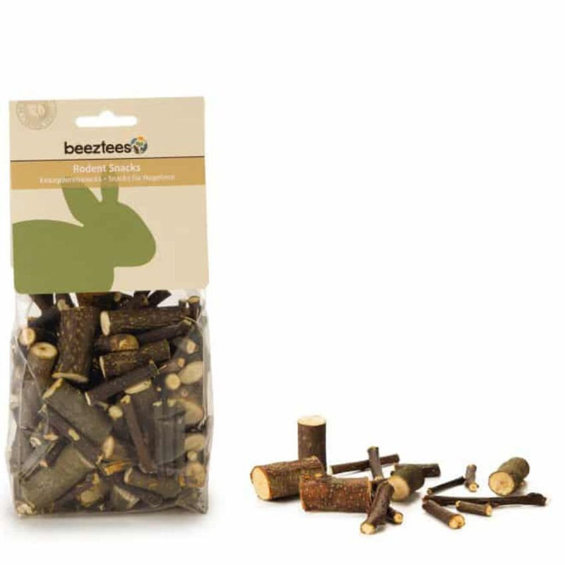 Микс от клонки за гризане за гризачи Beeztees ябълкови клонкки, клонки от липа и клонки от върба 0.200 кг.