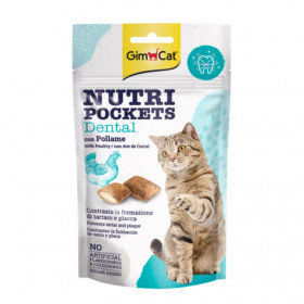 GIMCAT NUTRI POCKETS DENTAL WITH POULTRY 60G