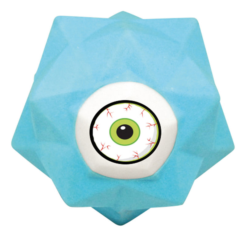 Супер Издръжлива Играчка за Кучета  MONSTER Record 6.3 см  – с отвор за лакомства, лесно отскачаща, без звук  Зелен 3