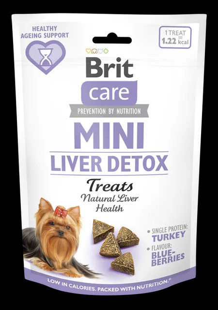 Brit Care Dog Mini Liver Detox лакомства за черен дроб 50 г