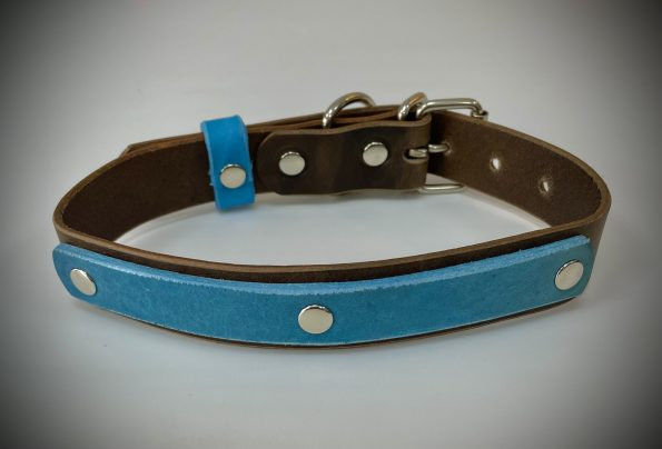 Бутиков кожен нашийник- №125 3