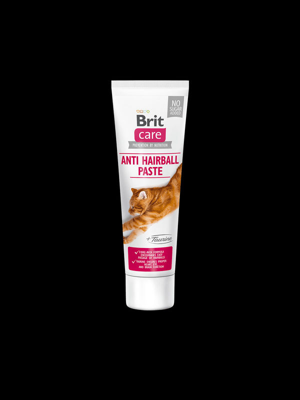 Brit Care Cat FUNCTIONAL PASTE ANTI HAIRBALL with TAURINE – малцова паста против космени топки с таурин 100гр. 0.100 кг.