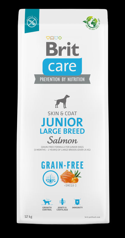 BRIT храна без зърнени култури GRAIN FREE JUNIOR LARGE 3 кг.