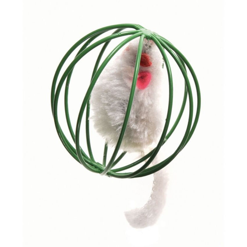 Играчка за котка Cat&Rina мишле в сфера 6 см микс