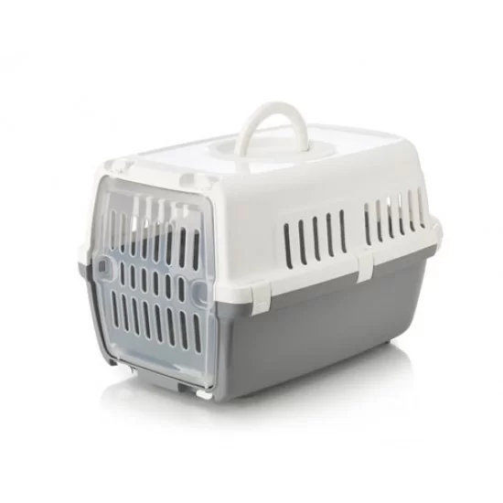 Транспортна чанта ZEPHOS 1 - студено сиво / бяло