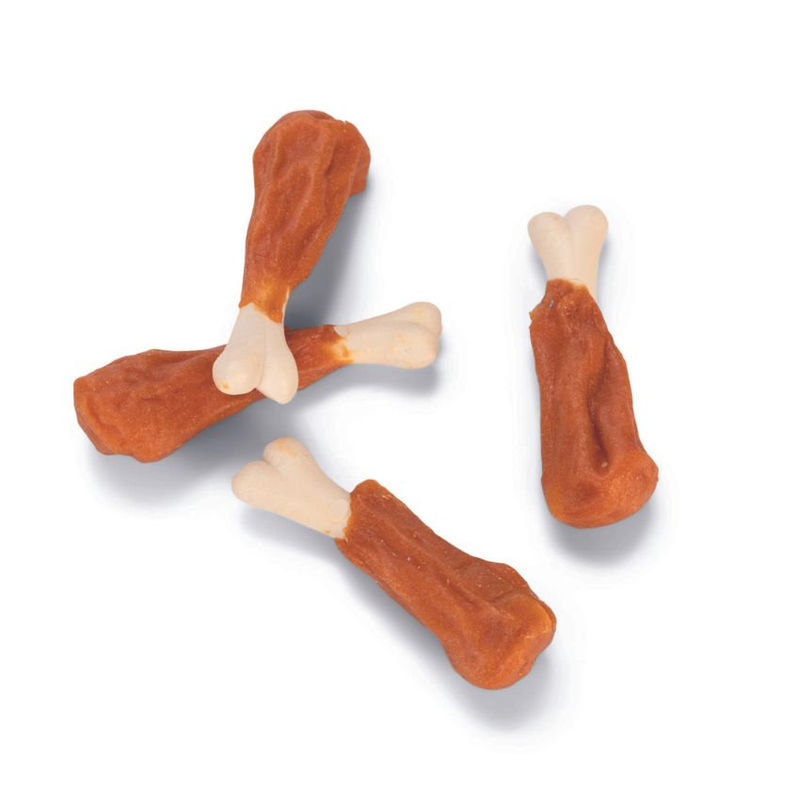 Лакомство за куче Beeztees Calcium dogchews калциеви кокалчета със 79% пилешко и зърнена закуска 1 бр.