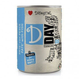 Консервирана храна за кучета Disugual D-Day Dog wet food Fish с 96% месо и риба 400гр.