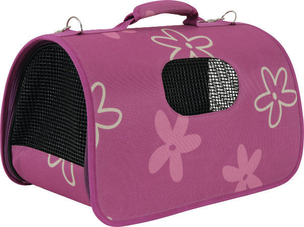 Zolux – розова текстилна транспортна чанта S 2