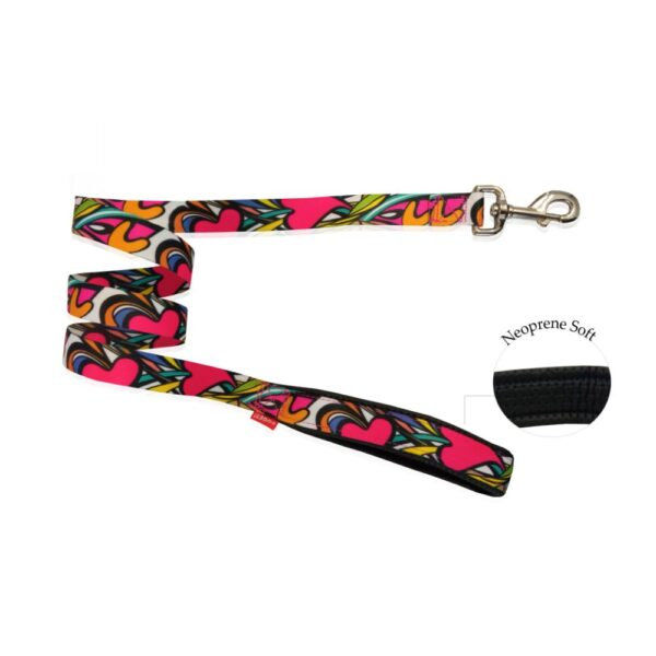 Повод подплатен с неопрен PET INTEREST CUORI