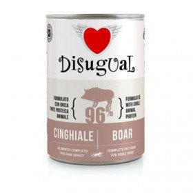 Консервирана храна за кучета Disugual Wet food Wild boar с 96% месо от глиган 400гр.