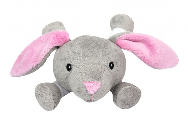 Плюшена играчка за кучета PET NOVA заек със звук 12.5 см. микс 2