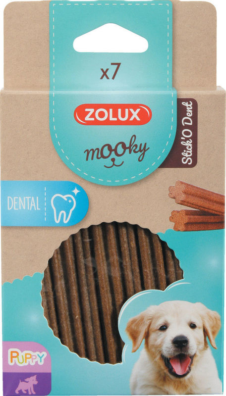 Дентални стиксове за малки кученца Zolux MOOKY PUPPY STICK“O DENT , 7 бр.