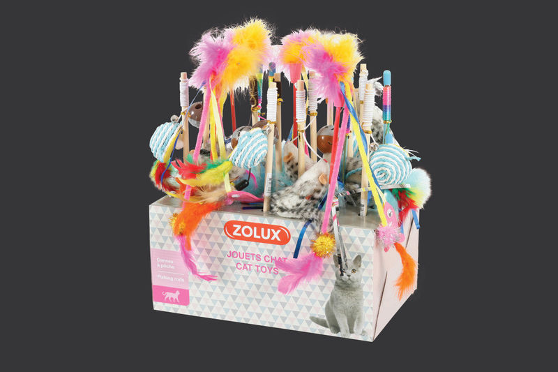 Играчка за котки Zolux TEASER RODS – въдица за котки 1 бр. 2
