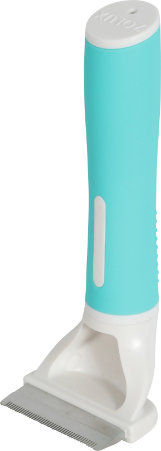 Zolux – четка за кученца за отстраняване на подкосъм (бяло и синьо) 1 бр.