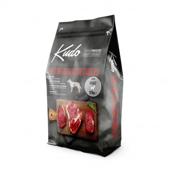 Kudo Low Grain Red Meat Mini Adult - за мини породи над 1 год , 12кг