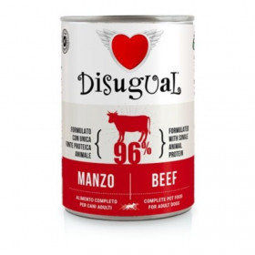 Консервирана храна за кучета Disugual Wet food Beef монопротеин с 96% телешко месо 400гр.