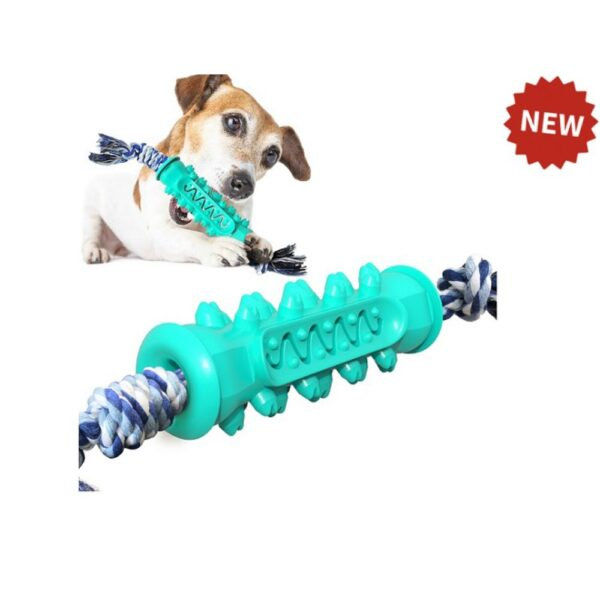 Дентална играчка за куче PET INTEREST Soft Jagged Pet Tooth Toy with Rope 5