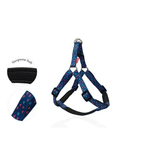 Нагръдник тип А подплатен с неопрен PET INTEREST NEOPRENE CIELO