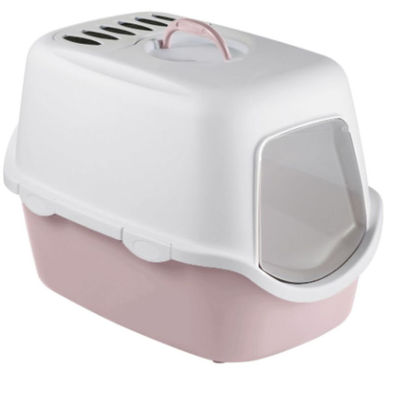 Закрита котешка тоалетна Zolux Cathy Filter с филтър Бежов