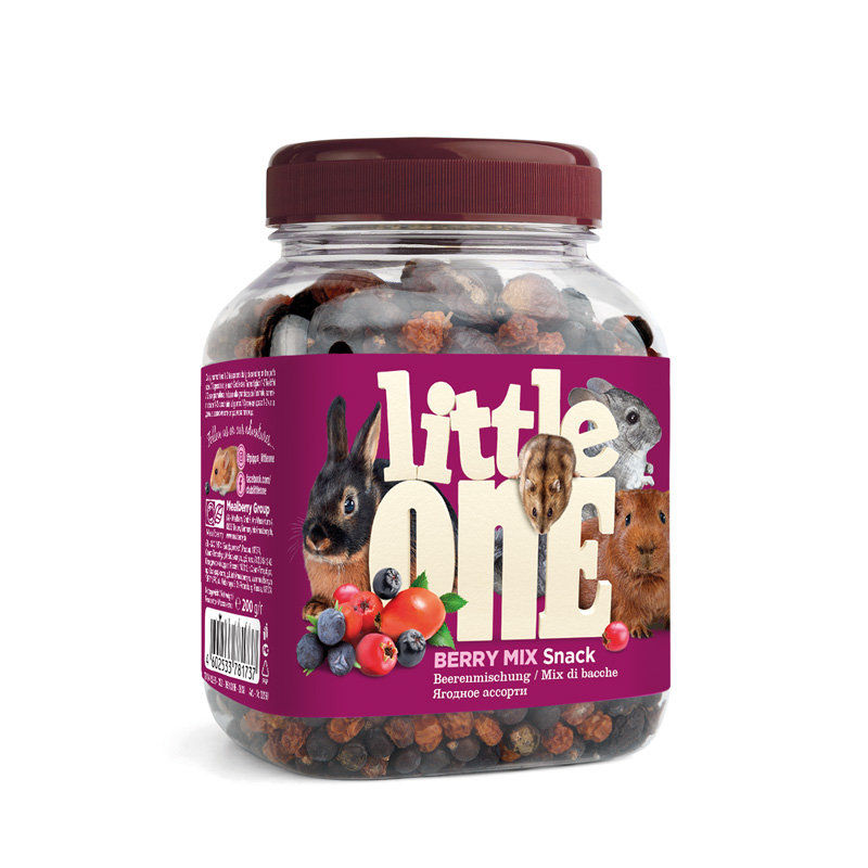 Little ONE berry mix – Лакомство за гризачи микс горски плодове 200 гр. 0.200 кг.