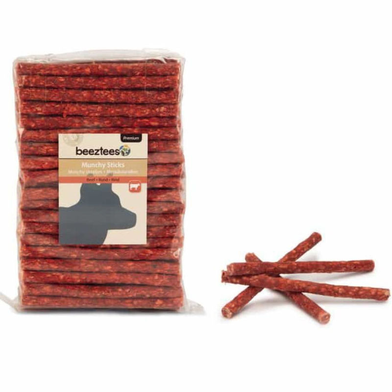 Лакомство за куче Beeztees thai munchi sticks  солети с говеждо 25 бр./10см 25 бр.