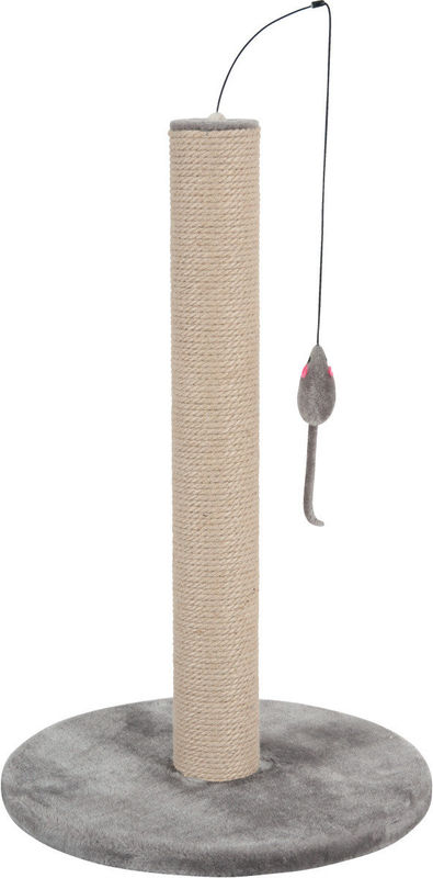 Драсалка Zolux SCRATCHING POLE – с пилон и мишка,  40см х 40см х 63см Бежов