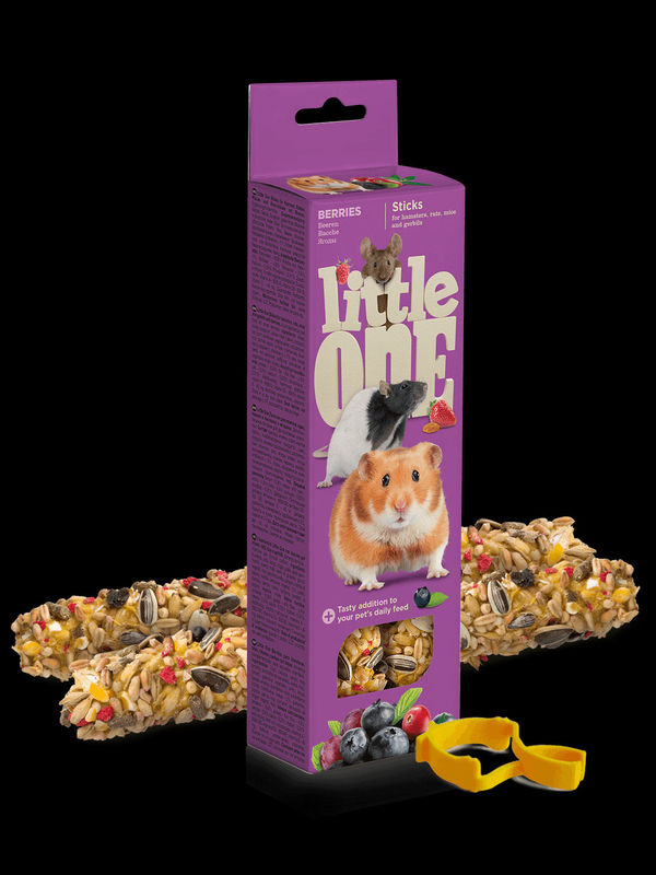 Крекери за дребни гризачи Little One sticks с горски плодове 2х60 гр. 0.120 кг.