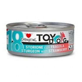 Консервирана храна за кучета от малки породи Disugual Toy Dog 18 Sturgeon and strawberry с 92% риба есетра и ягоди 85гр.