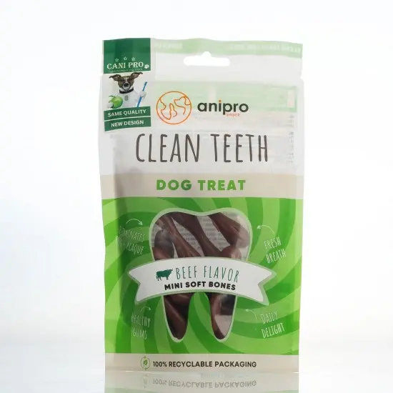 anipro - дентални мини кокалчета, говеждо, 14 бр, 84 г