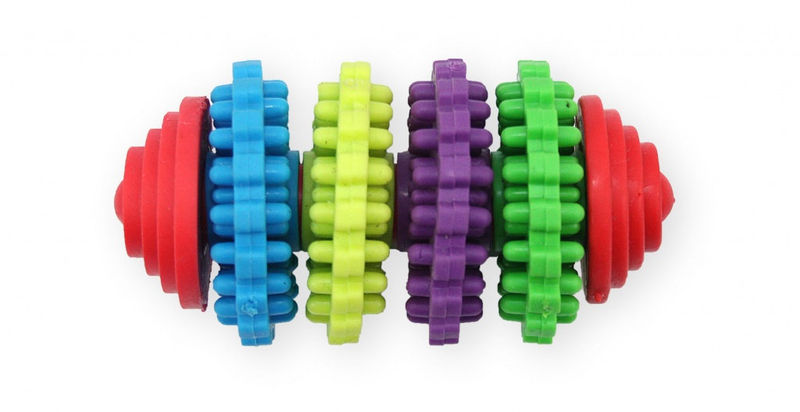 Дентална, гумена играчка за кучета PET NOVA с аромат на телешко 8 см. 2