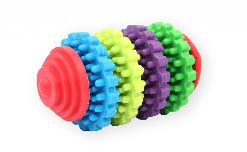 Дентална, гумена играчка за кучета PET NOVA с аромат на телешко 8 см. 3