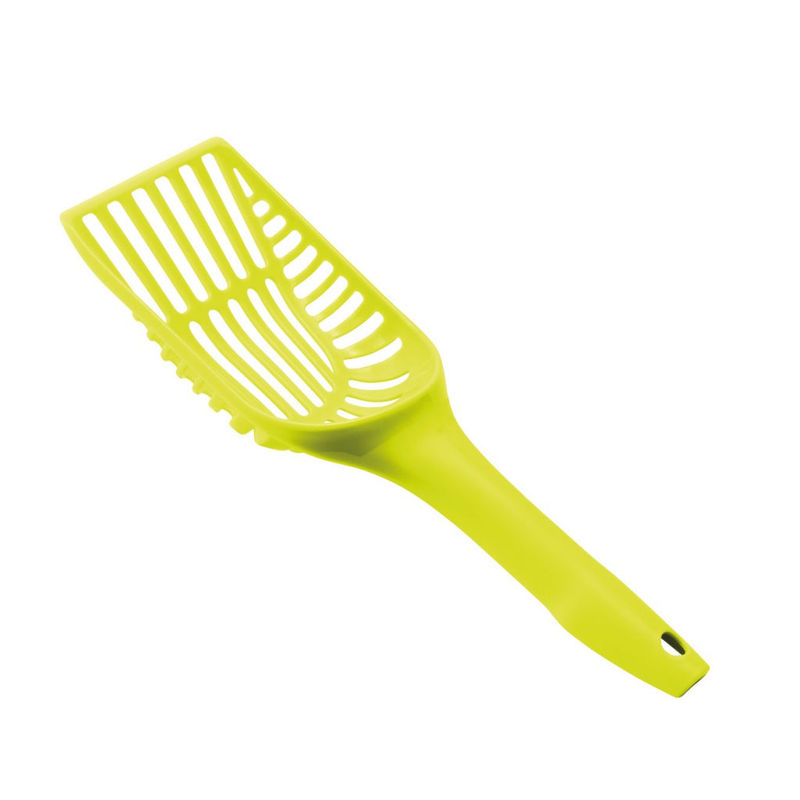 Дълбока лопатка за почистване на котешка тоалетна PET NOVA, L, жълт жълт 3