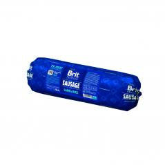Деликатесен салам за кучета Brit Sausage Chicken & Lamb –  с 85% свежо пилешко месо и 10% агнешко 800 гр.