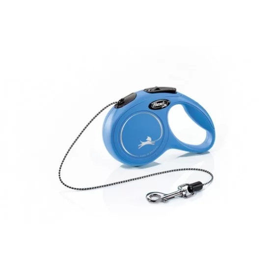 flexi New Classic XS - 3м въже, до 8кг - цвят син