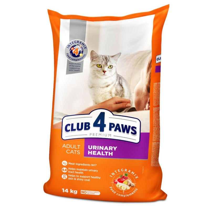 CLUB 4 PAWS CAT ADULT URINARY Пълноценна, премиум храна за котки 2