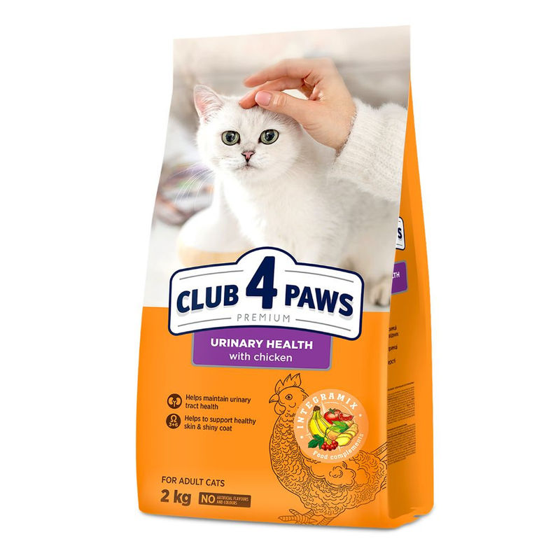 CLUB 4 PAWS CAT ADULT URINARY Пълноценна, премиум храна за котки 12
