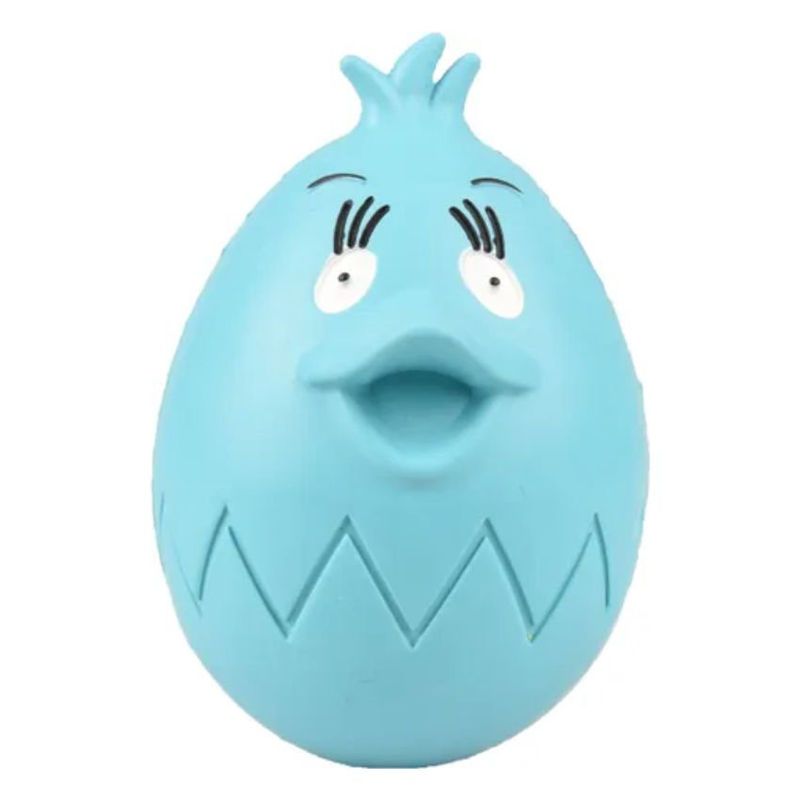 Гумена играчка яйце Flamingo Rubber egg  за куче- Синьо син 3
