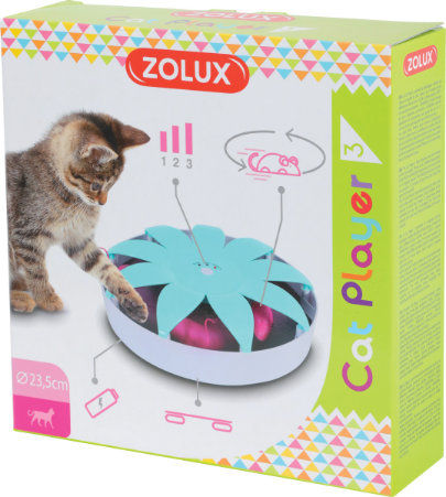 Zolux – интерактивна играчка за котки- лабиринт с въртяща се мишка 1 бр. 3